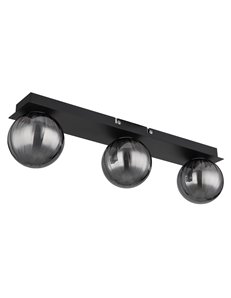 Ander plafoniera metallo nero satinato 3x G9 LED IP44 2