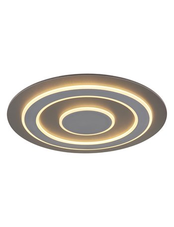 Jayden plafoniera plastica antracite spazzolato LED IP20
