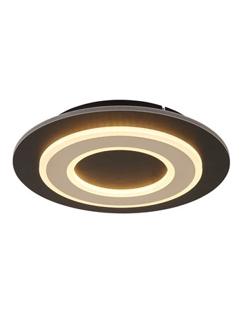 Jayden plafoniera metallo nero satinato LED IP20