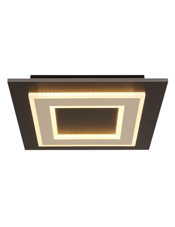 Jayden plafoniera metallo nero satinato LED IP20