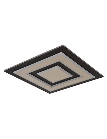 Jayden plafoniera metallo nero satinato LED IP20