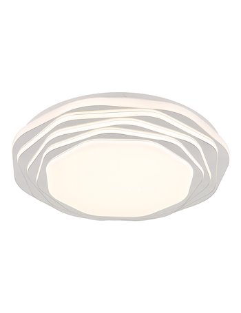 Flordelis plafoniera metallo bianco satinato LED IP20