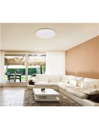 Murphy plafoniera metallo bianco LED IP20 Murphy plafoniera metallo bianco LED IP20