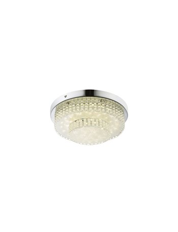 Cake plafoniera metallo cromato LED IP20