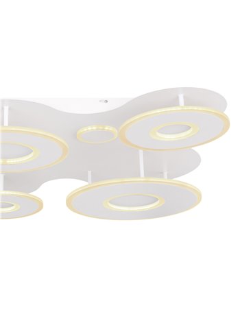 Flavetto plafoniera metallo bianco LED IP20 Flavetto plafoniera metallo bianco LED IP20