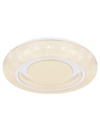 Rada plafoniera metallo bianco LED IP20