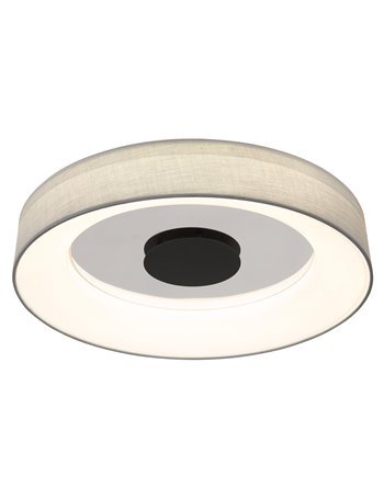 Terpsa plafoniera metallo bianco satinato LED IP20