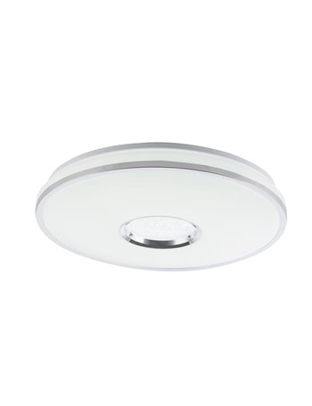 Rena plafoniera metallo bianco LED IP20