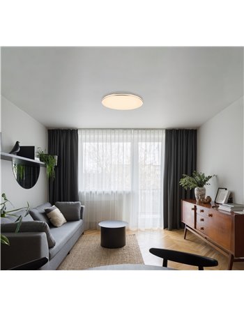 Pierre plafoniera metallo bianco LED IP20 Pierre plafoniera metallo bianco LED IP20