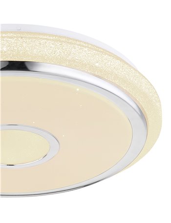 Dani plafoniera plastica bianco LED IP20