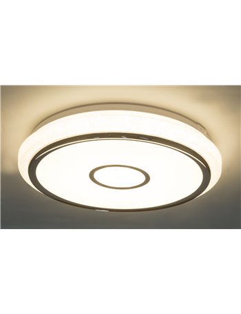 Dani plafoniera plastica bianco LED IP20