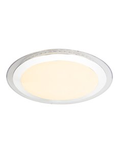 Nicole ii plafoniera metallo cromato LED IP20