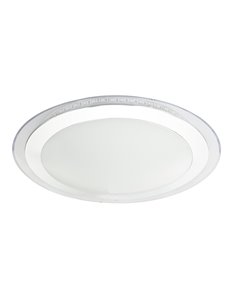 Nicole ii plafoniera metallo cromato LED IP20 2