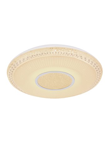 Klemens plafoniera metallo bianco LED 