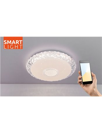 Eddie plafoniera metallo bianco LED  Eddie plafoniera metallo bianco LED