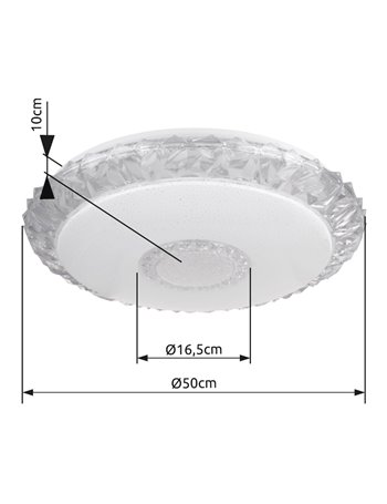 Eddie plafoniera metallo bianco LED  Eddie plafoniera metallo bianco LED