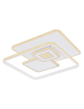 Roderick plafoniera metallo bianco LED 