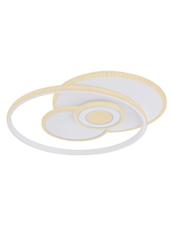 Roderick plafoniera metallo bianco satinato LED IP20