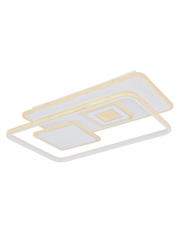 Roderick plafoniera metallo bianco LED 