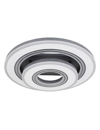 Jack plafoniera metallo bianco LED IP20