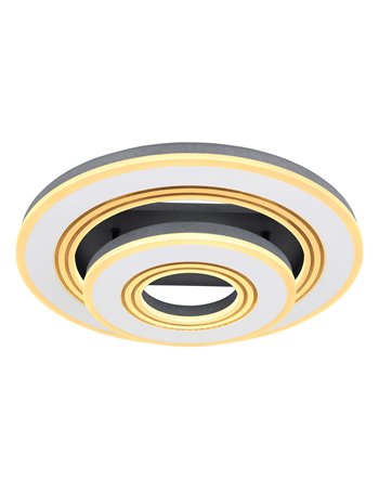 Jack plafoniera metallo bianco LED IP20