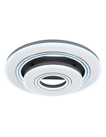 Jack plafoniera metallo bianco LED IP20