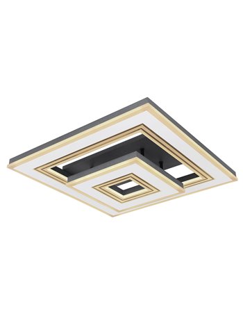 Jack plafoniera metallo bianco LED IP20