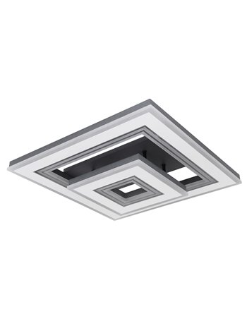 Jack plafoniera metallo bianco LED IP20