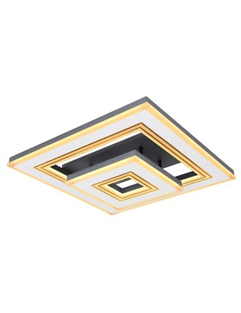 Jack plafoniera metallo bianco LED IP20
