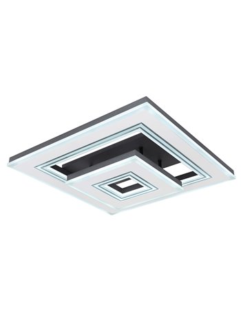 Jack plafoniera metallo bianco LED IP20