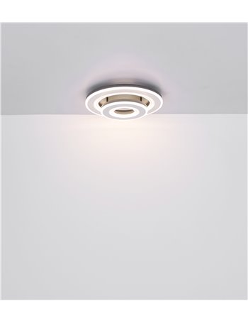 Jack plafoniera metallo bianco LED IP20