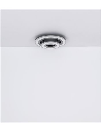 Jack plafoniera metallo bianco LED IP20