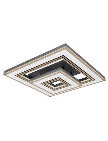 Jack plafoniera metallo bianco LED IP20