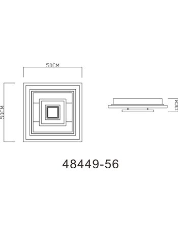 Jack plafoniera metallo bianco LED IP20
