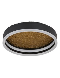 Hedi plafoniera metallo nero satinato LED IP20 2