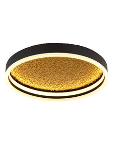 Hedi plafoniera metallo nero satinato LED IP20