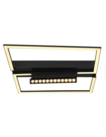 Maxwell plafoniera metallo nero satinato LED IP20 Maxwell plafoniera metallo nero satinato LED IP20