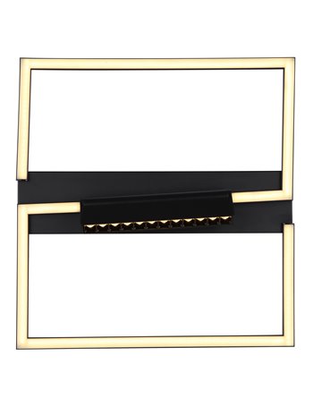 Maxwell plafoniera metallo nero satinato LED IP20 Maxwell plafoniera metallo nero satinato LED IP20