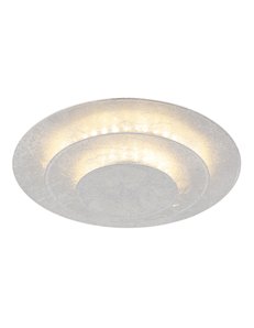 Heda plafoniera metallo color argento LED IP20