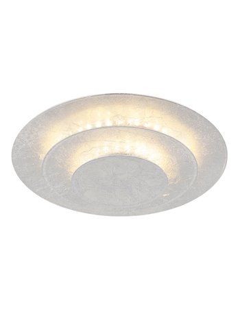 Heda plafoniera metallo color argento LED IP20