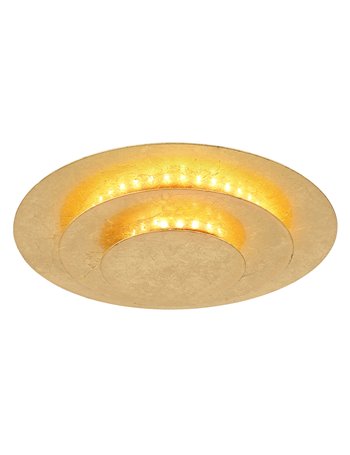 Heda plafoniera metallo color oro LED IP20