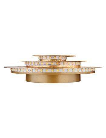 Heda plafoniera metallo color oro LED IP20 Heda plafoniera metallo color oro LED IP20