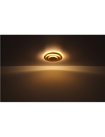 Heda plafoniera metallo color oro LED IP20 Heda plafoniera metallo color oro LED IP20