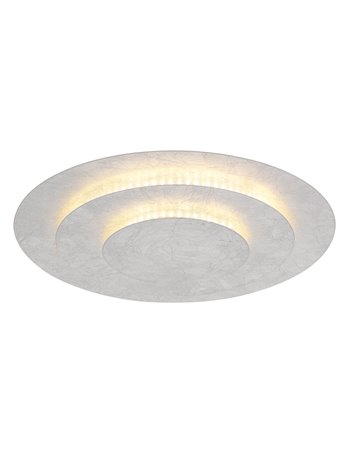 Heda plafoniera metallo color argento LED IP20