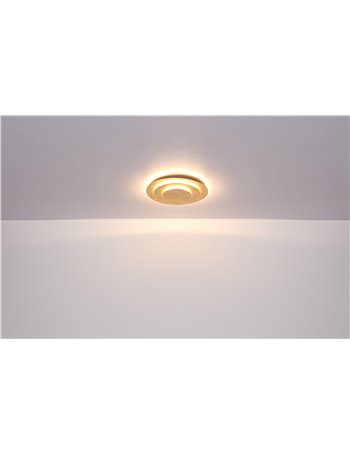 Heda plafoniera metallo color oro LED IP20 Heda plafoniera metallo color oro LED IP20