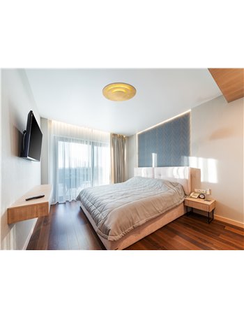 Heda plafoniera metallo color oro LED IP20 Heda plafoniera metallo color oro LED IP20