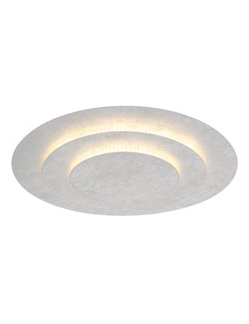 Heda plafoniera metallo color argento LED IP20