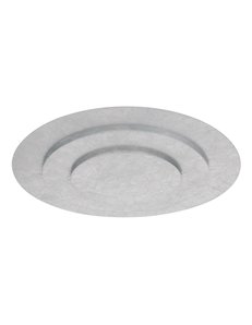 Heda plafoniera metallo color argento LED IP20 2