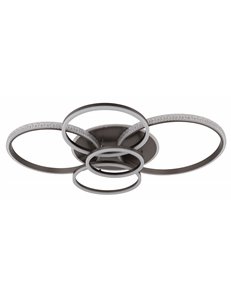 Lorelei plafoniera metallo antracite satinato LED IP20 2