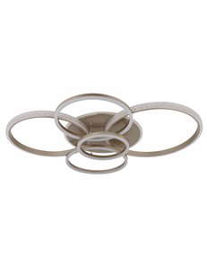 Lorelei plafoniera metallo color champagne satinato LED IP20 2